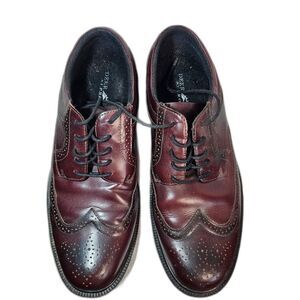 Deer Stags S.U.P.R.O Sock Wing Tip Leather Shoes Brown Tribune 13M Brazil Shoes